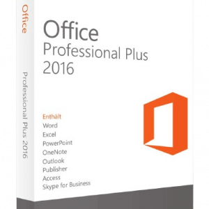 Microsoft Office 2016 Professional Plus Vollversion für Windows