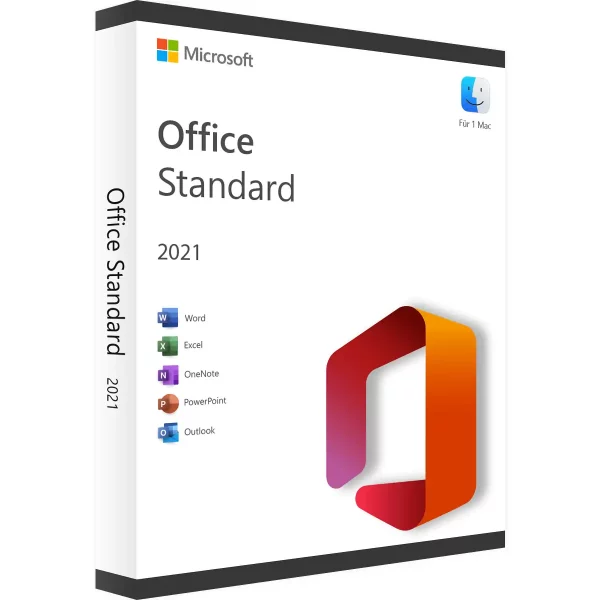 Microsoft Office 2021 Standard Vollversion für Mac I Sofortdownload / E-Mail-Versand