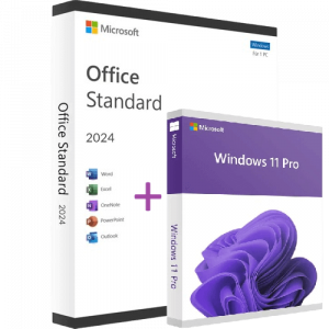 Microsoft Office 2024 Standard + Windows 11 Pro (Bundle)