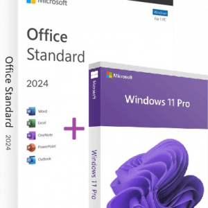 Microsoft Office 2024 Standard + Windows 11 Pro (Bundle)