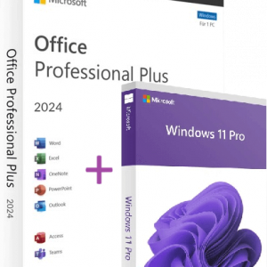 Microsoft Office 2024 Professional Plus + Windows 11 Pro (Bundle)