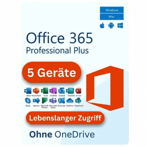 Office 365 Pro Plus – Lebenslanges Konto für 5 Geräte