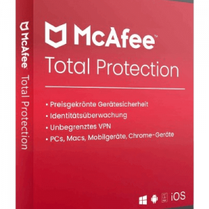 McAfee Total Protection inkl. VPN 2026 (1-10 Geräte / 1-3 Jahre)