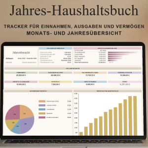 Jahres-Haushaltbuch Vorlage