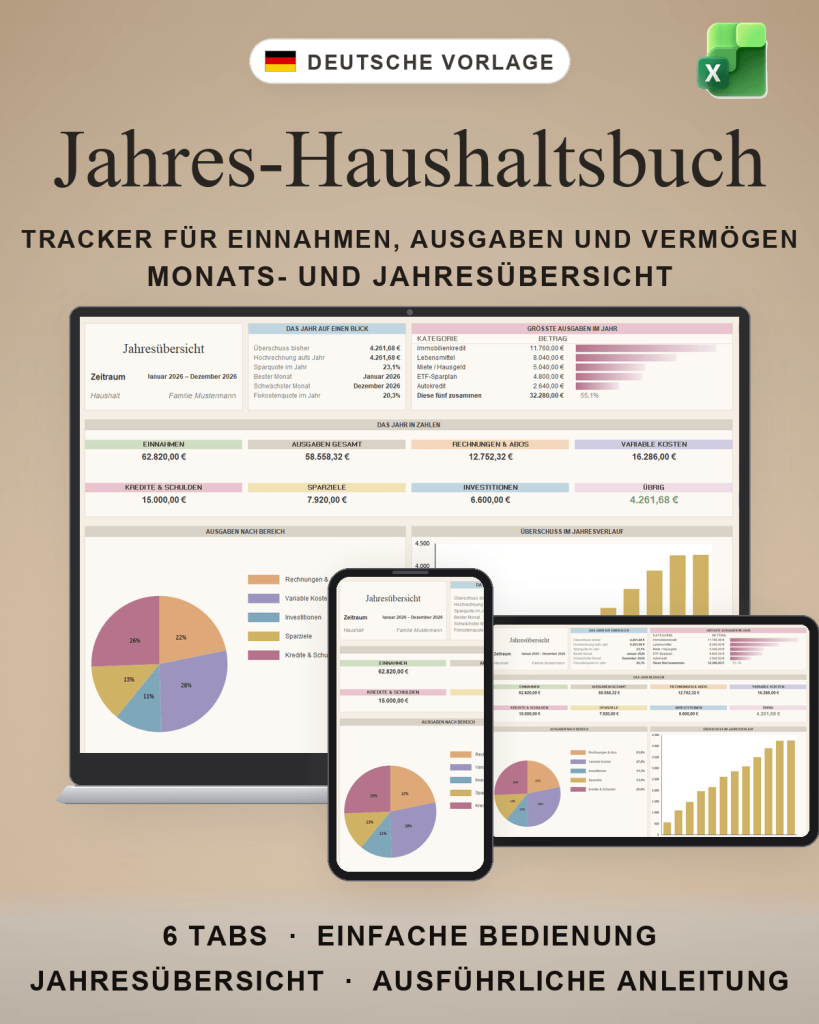 Jahres-Haushaltsbuch